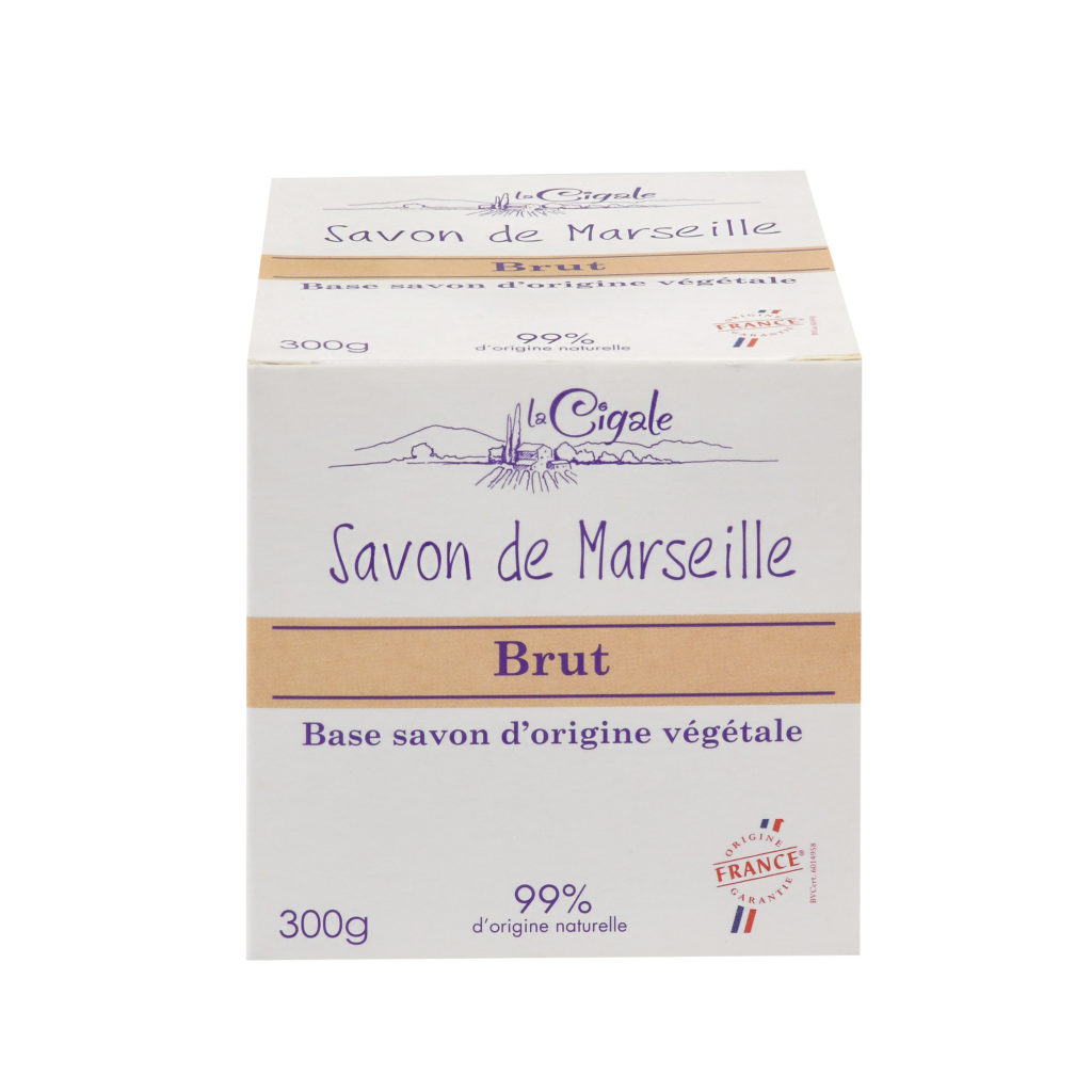 Savon de Marseille Végétal Brut 300g Savonnerie La Cigale